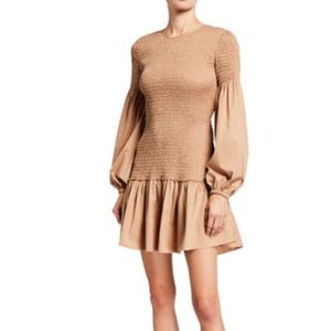 A.L.C. Kora Smocked Mini Dress